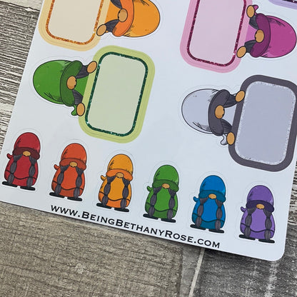 Rainbow Gonk Gretel box stickers (DPD2267)