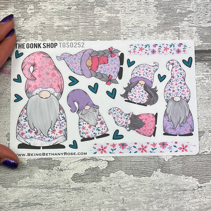 Pink Blossom Betty Gonk Stickers (TGS0252)