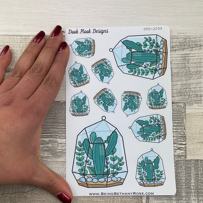 Cactus Terrarium Stickers (DPD2099)