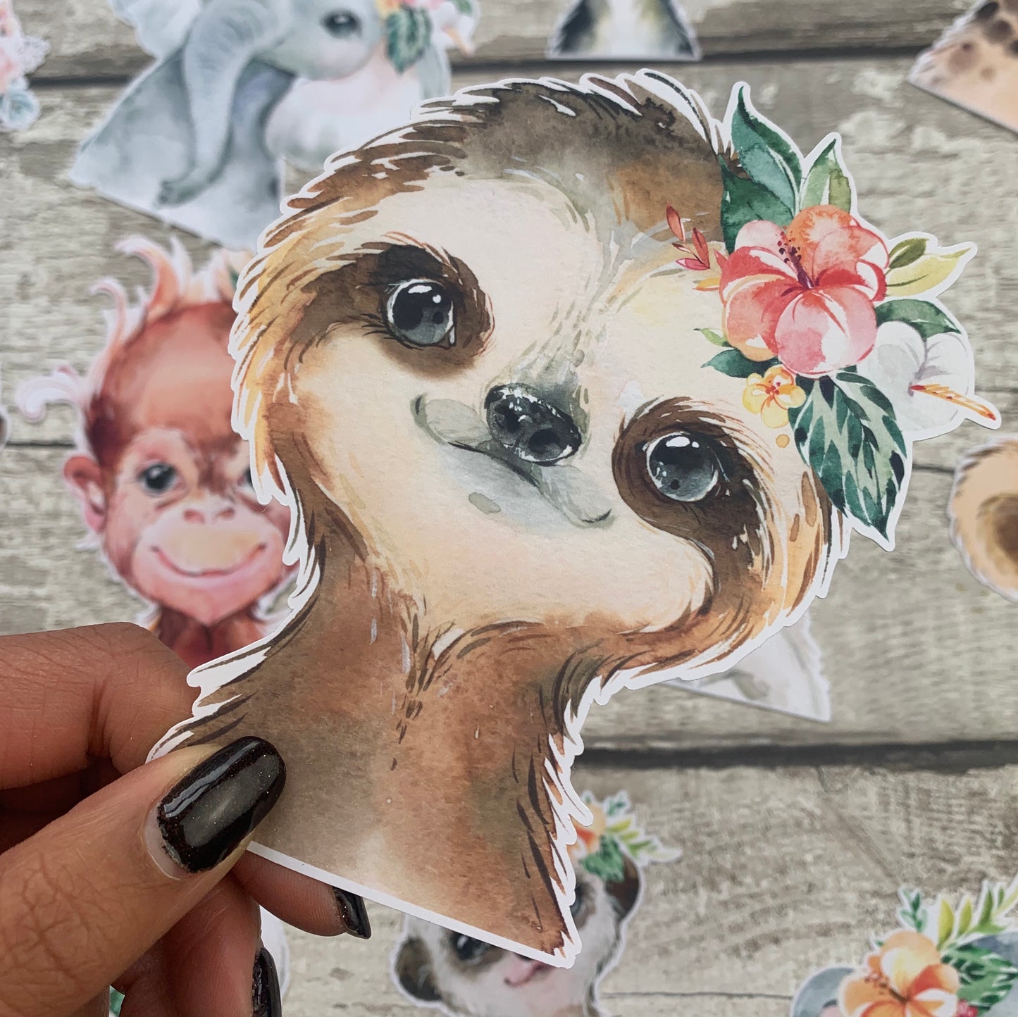 Sloth Die cut