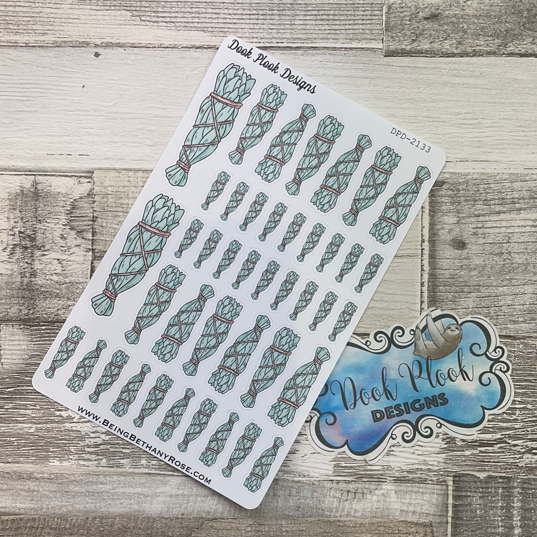 Sage bunch stickers (DPD2133)