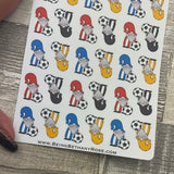 Football Gonk Gnorman Character Stickers Mixed (DPD-2327)
