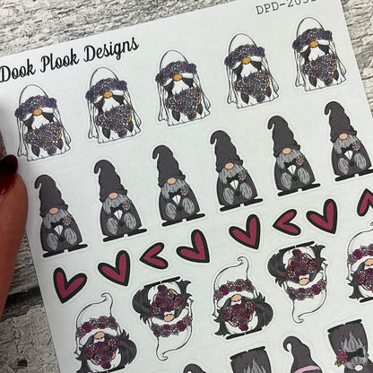 Wedding Gonk Character Stickers Mixed / All Bride / All Groom (DPD-2926)