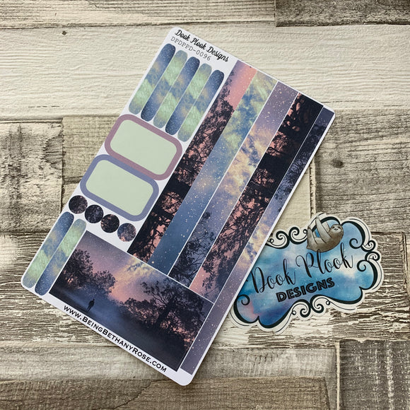 (0096) Passion Planner Daily stickers - Twilight Walks