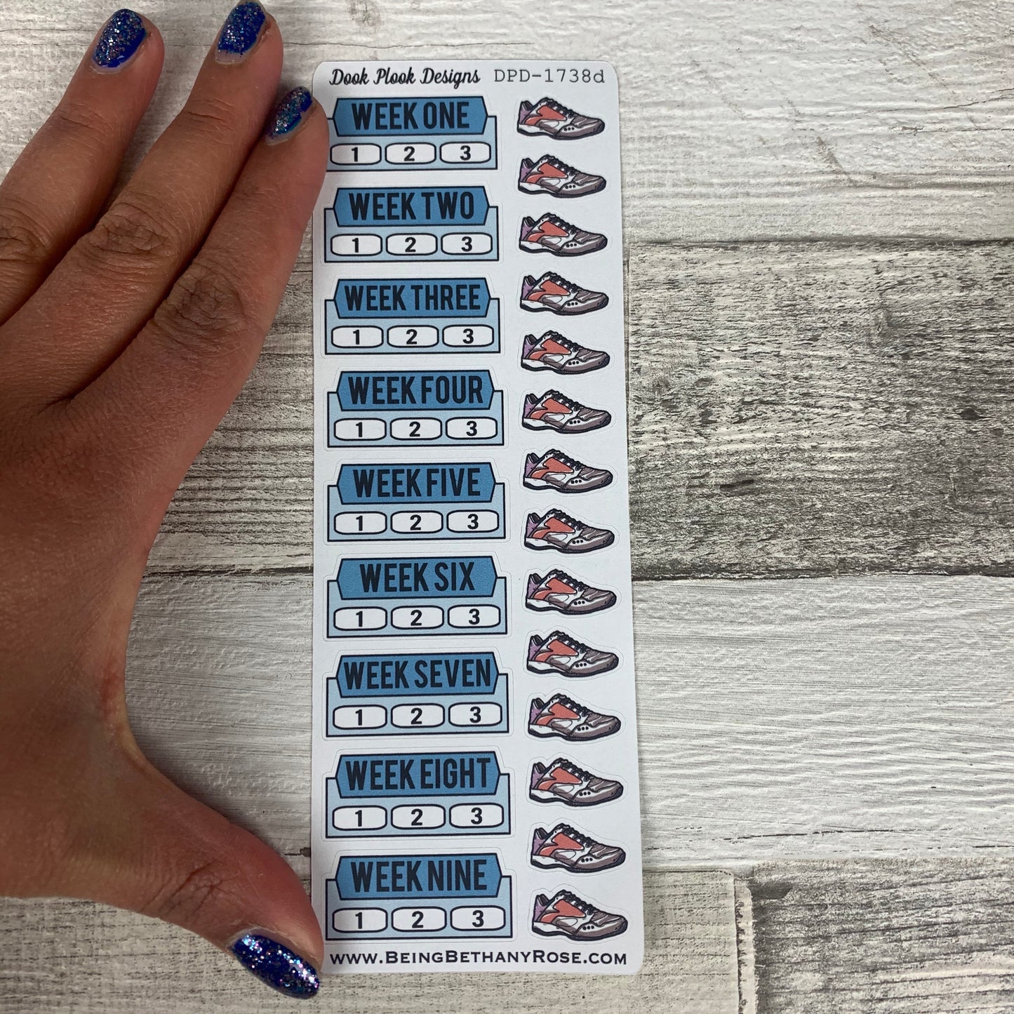 Couch to 5k (C25K) stickers (DPD1738)