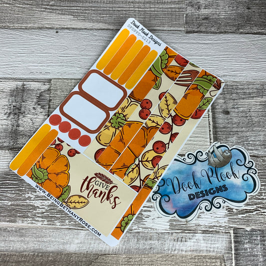 (0220) Passion Planner Daily stickers - Give Thanks