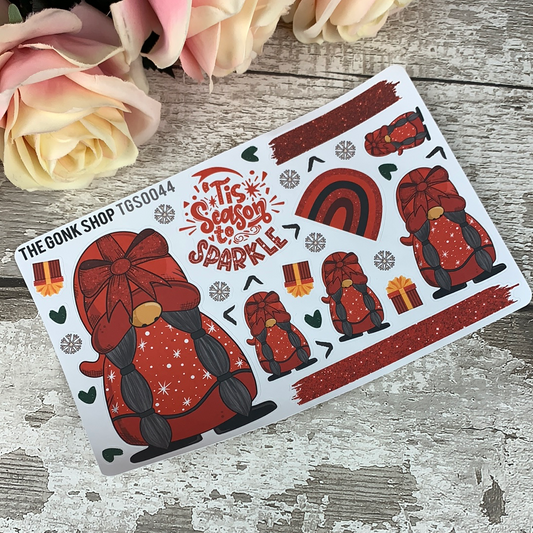 Christmas Gonk Stickers Gretel (TGS0044)