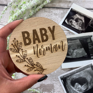 Pregnancy / Baby announcement photo prop