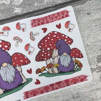 Michone Mushroom Scene Gonk Stickers (TGS0232)