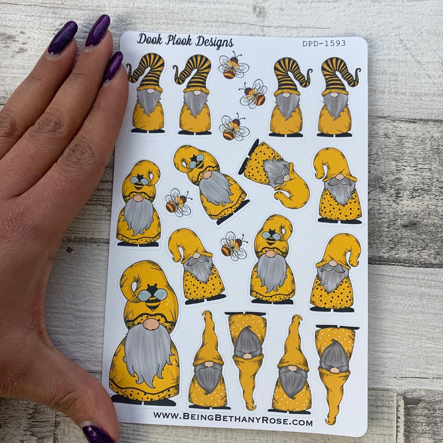 Bee Gonk Character Stickers Mixed (DPD-1593)