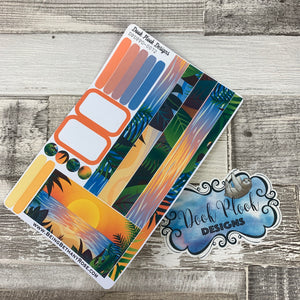 (0072) Passion Planner Daily stickers - Sunset Vibes