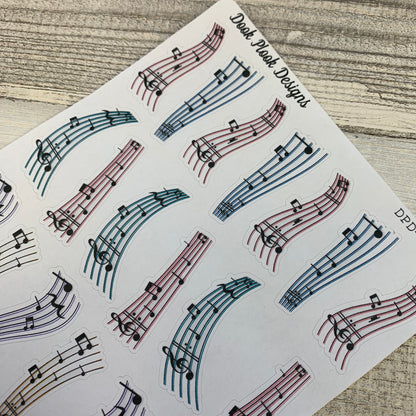 Music divider / header stickers  (DPD1191)