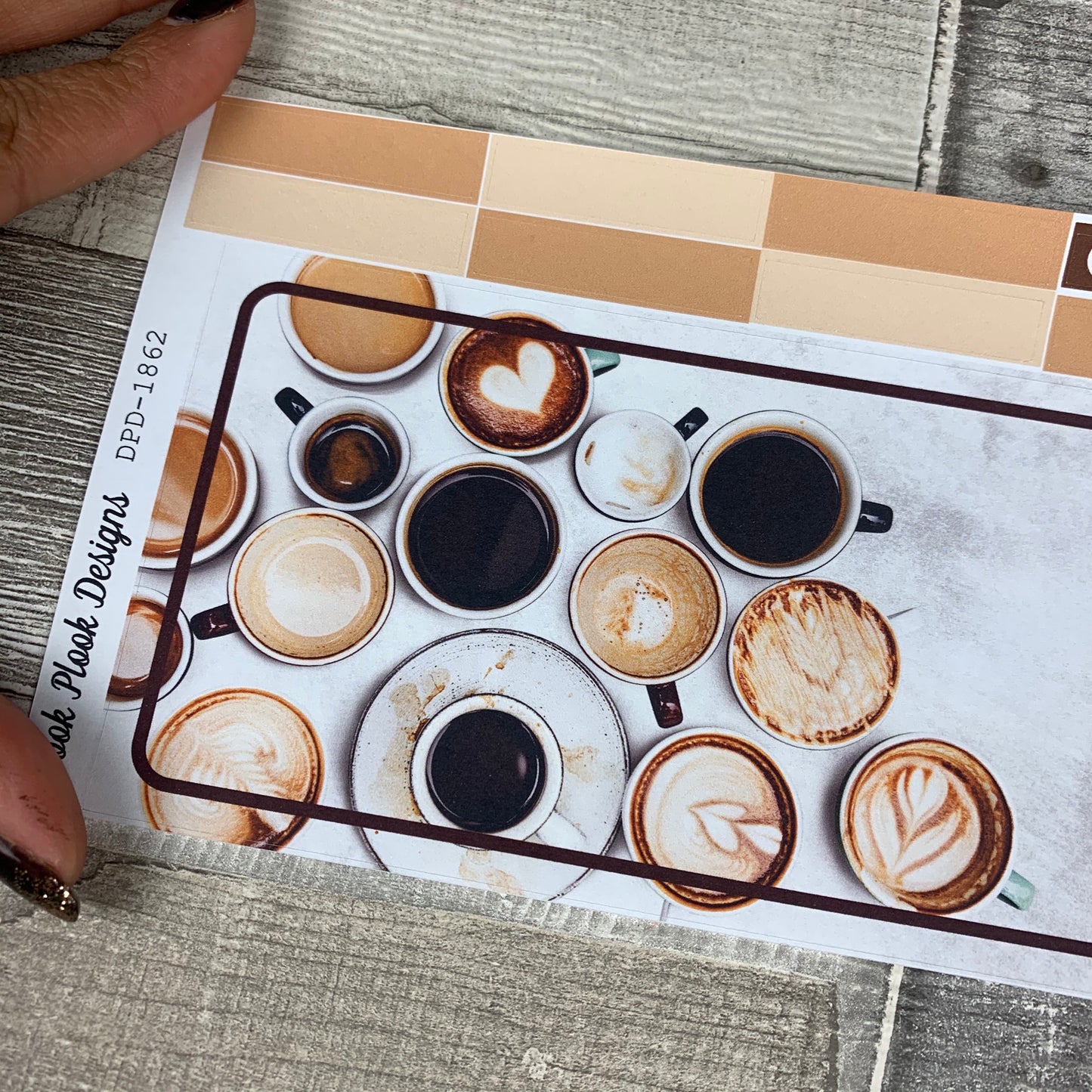 Coffee Passion Planner Week Kit (DPD1862)