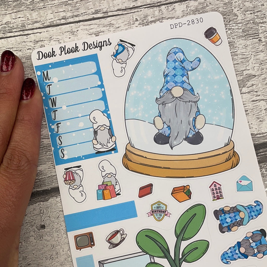 Elise snowglobe deco Journal planner stickers (DPD2830)