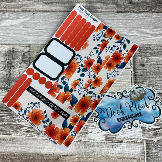 (0222) Passion Planner Daily stickers - Bold Poppy