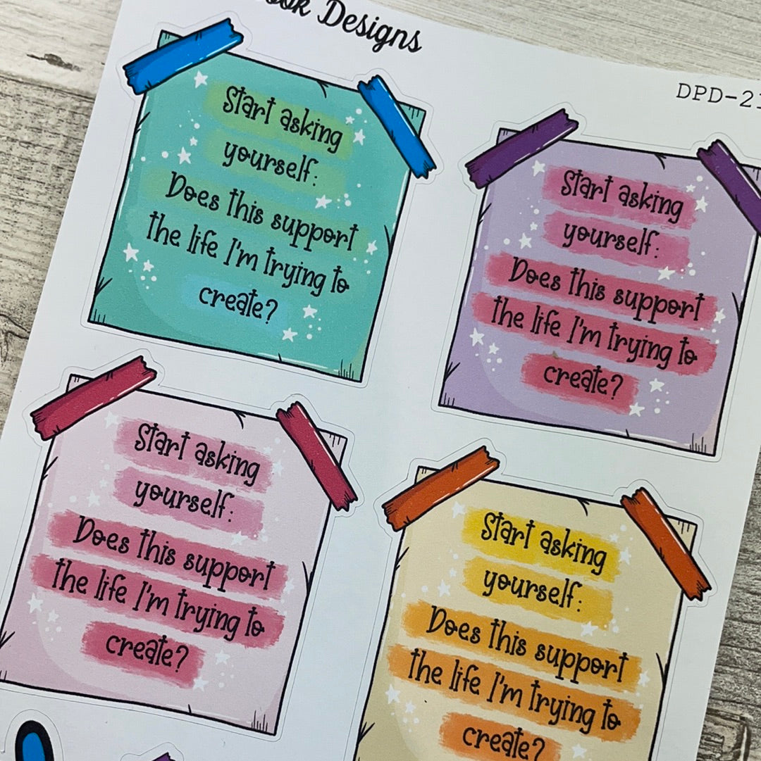 Colourful Motivational stickers (DPD2178)