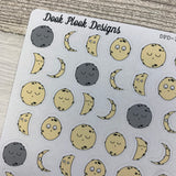 Moon phase stickers (DPD1048)