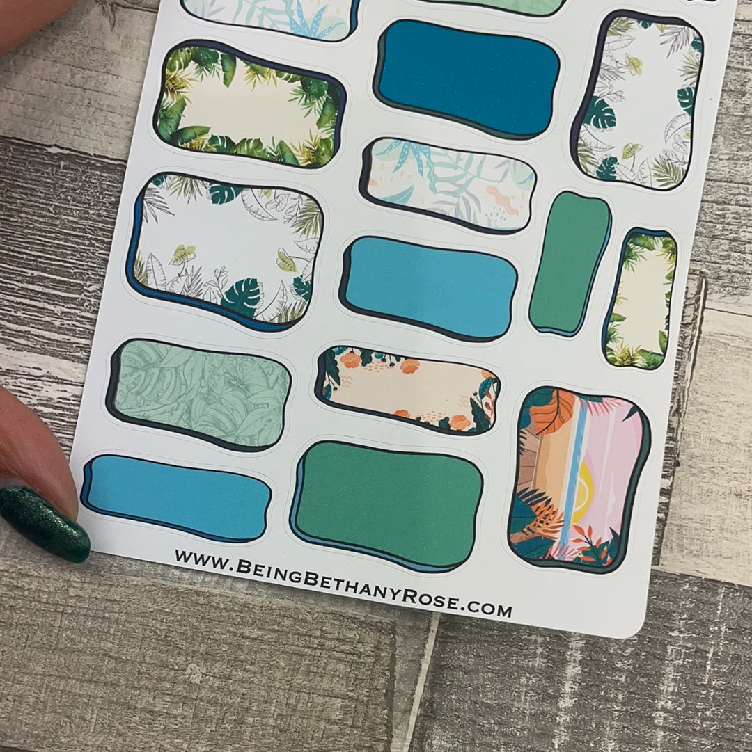 Janey Hand drawn box stickers (DPD2565)