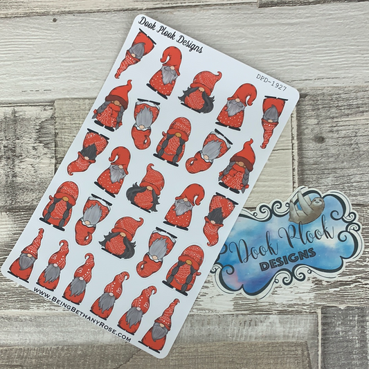 Red Paisley Gonk Stickers Mixed (DPD-1927)