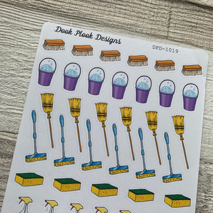 Realistic cleaning stickers  (DPD1019)