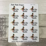 Feed the duck stickers for Erin Condren, Plum Paper, Filofax, Kikki K (DPD1034)