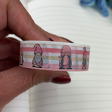 Washi Tape - Pink Stripes