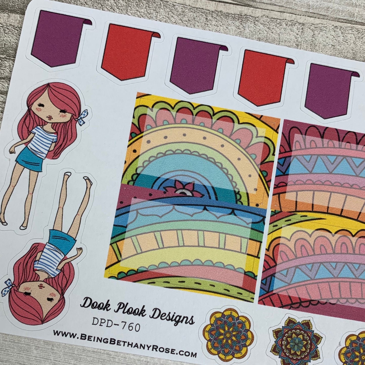 Zentangle week sticker set (DPD760)