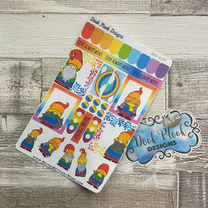 Rainbow Pride functional stickers  (DPD2137)