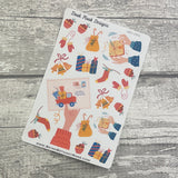 Large Christmas Mail Journalling stickers  (DPD2801)