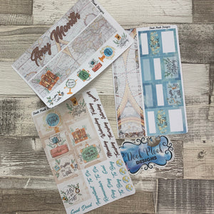 Travelling (can change month) Monthly View Kit for the Erin Condren Planners