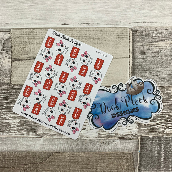 Octopus Character sale shopping stickers (DPD 1375)