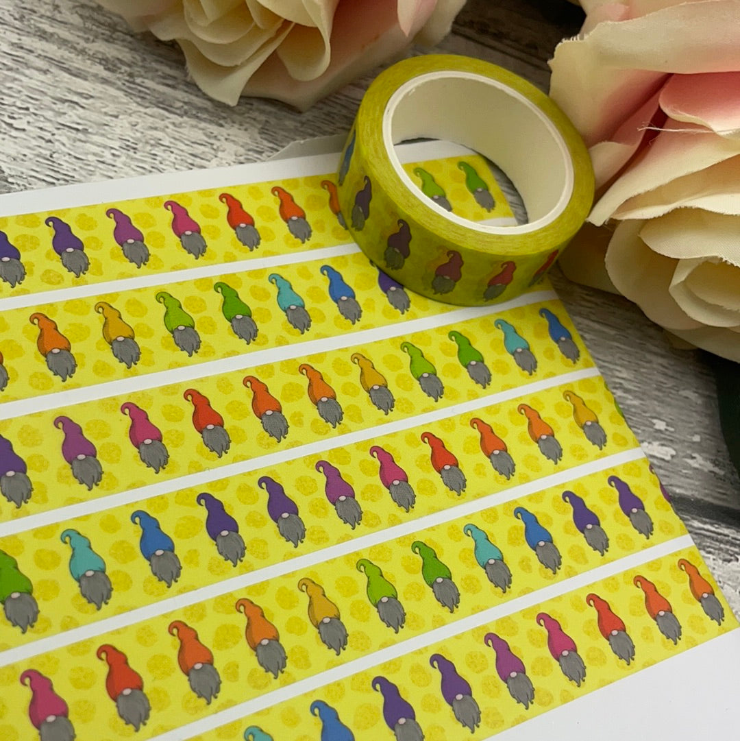 Washi Tape - Gregor rainbow face