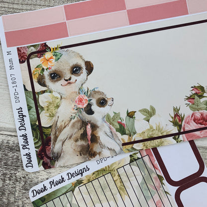 Mum Meerkat Watercolour Passion Planner Week Kit (DPD1807)