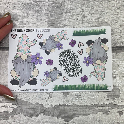 Florence Reid Flower Gonk Stickers (TGS0228)