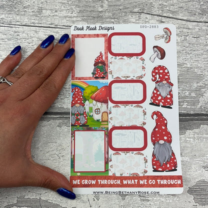 Michone Mushroom Boxes Journal planner stickers (DPD2883)