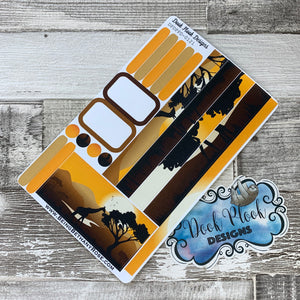 (0121) Passion Planner Daily stickers - Lone Giraffe