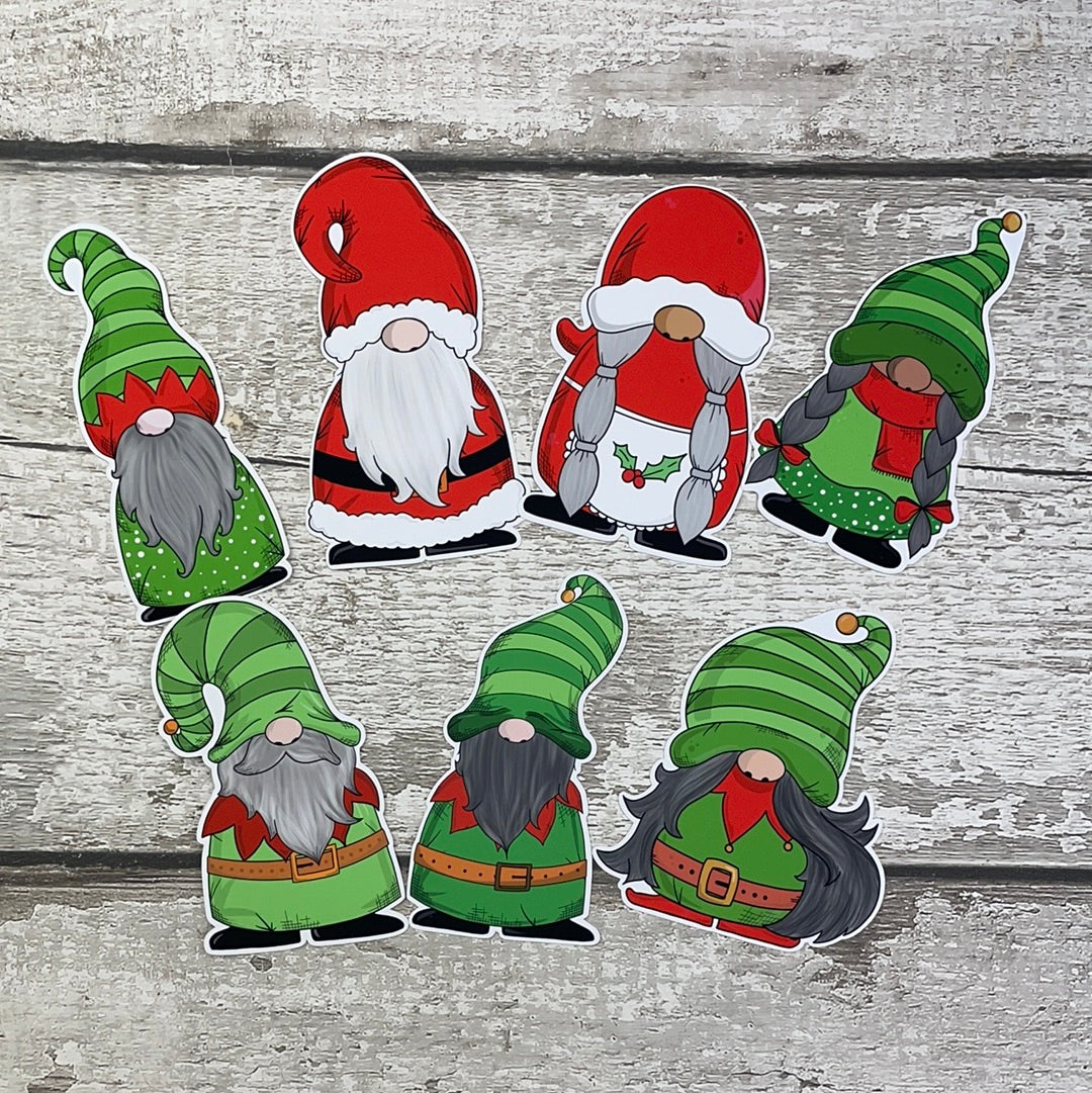 Santa and Elves diecut - Sven