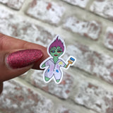 Painting / Decorating Zombabe character sticker for planners (ZB31)