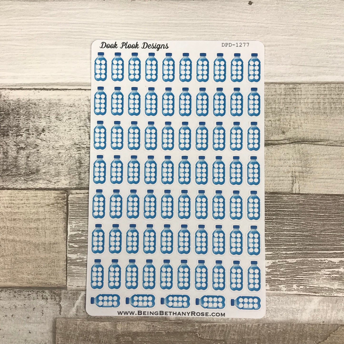 Water tracking bottle stickers (DPD1277)