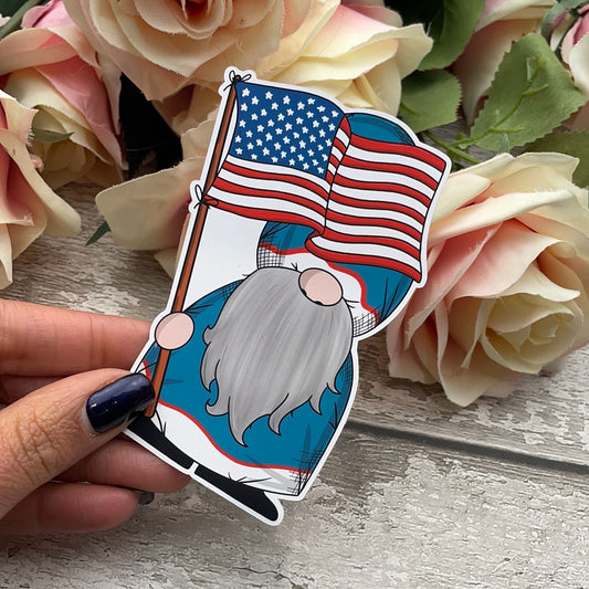 USA Flag Gonk diecut (Gnorman)