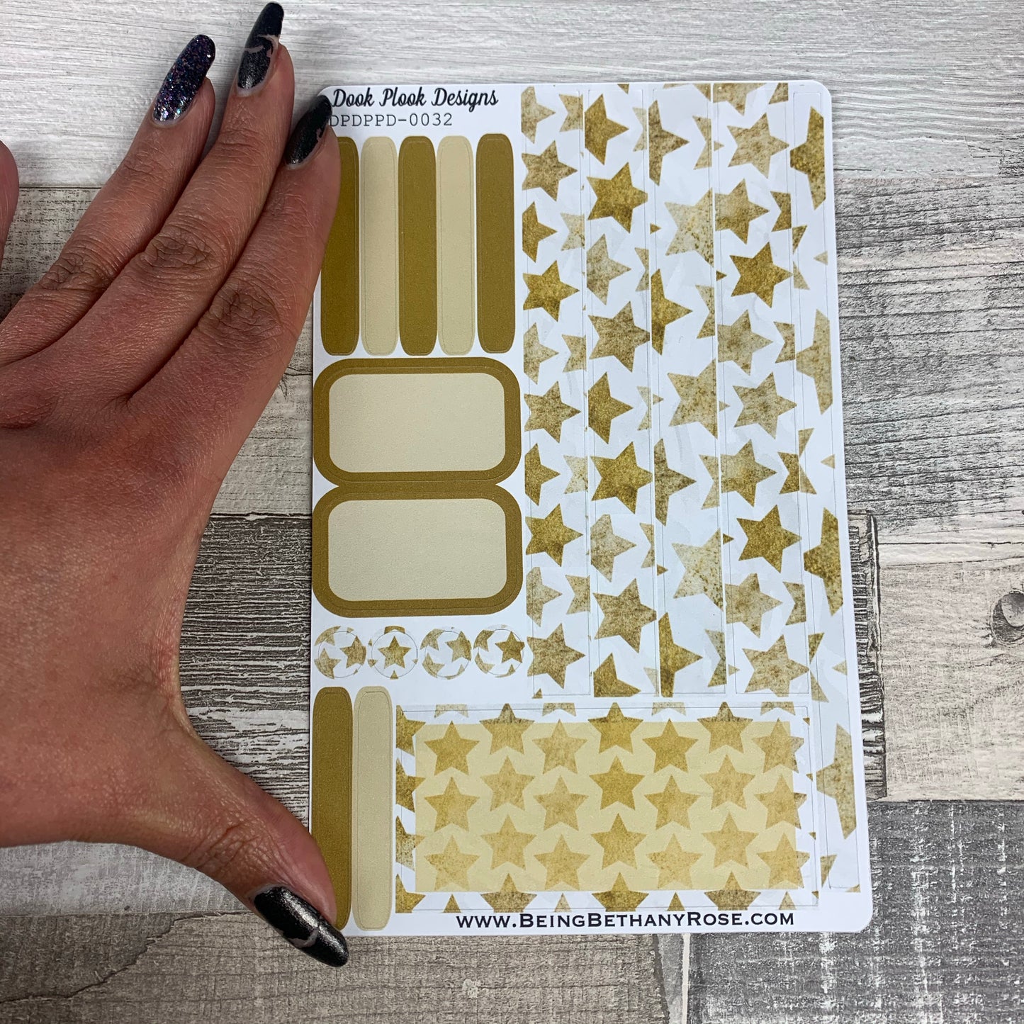 (0032) Passion Planner Daily stickers - Stars