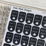 Get it done stickers  (DPD187 abcd)
