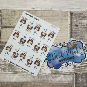 White Woman - Friday Stickers (DPD1417)