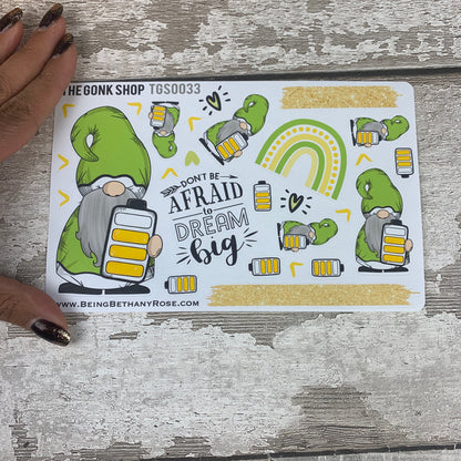 Recharge [3 Bar] Gonk Stickers - Gnorman (TGS0033)
