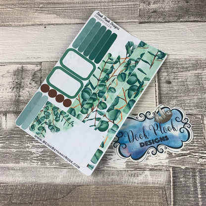 (0228) Passion Planner Daily stickers - Green Vine