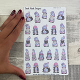 Purple Haze Gonk Character Stickers Mixed (DPD-2213)
