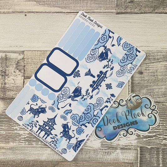 (0291) Passion Planner Daily stickers - Cloud Ox