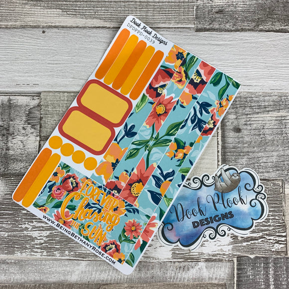 (0039) Passion Planner Daily stickers - Chasing Sun