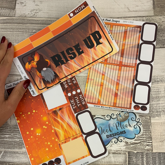 Rise up Fire Passion Planner Week Kit (DPD1932)