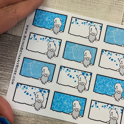 Make a Splash Ripped Notes Peeping Gnorman Sticker (GFT-0091)